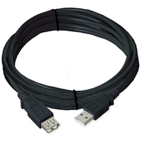 Fivegears USB 2.0 Cable A Male To A Female, Black, 15ft FI2574